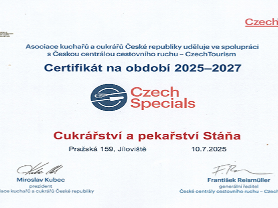 Certifikace CzechSpecials - již podruhé!