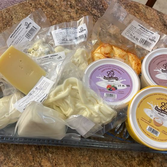 Produkty rodinné farmy Homolka Běleč nově na Jílovišti